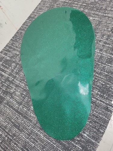 Vintage green glitter banana - vintage,